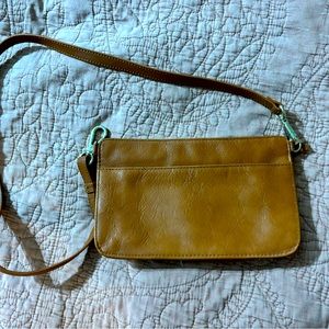 Mark & Graham brown leather belt bag fanny pack
